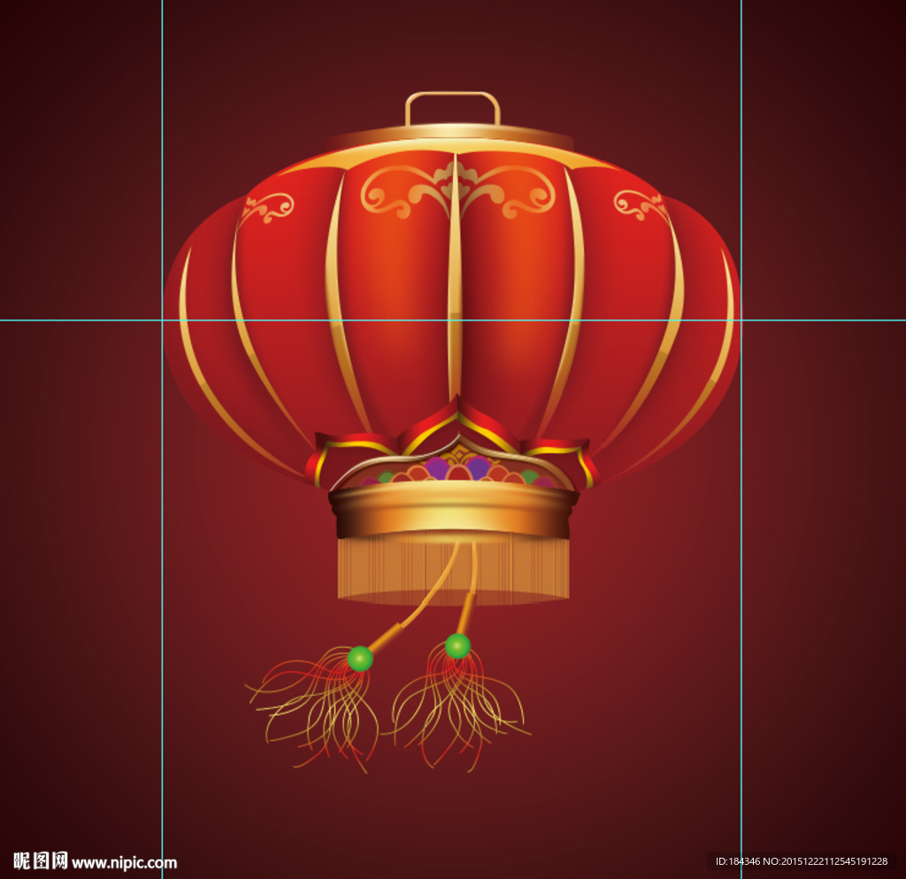 高清分层灯笼图片