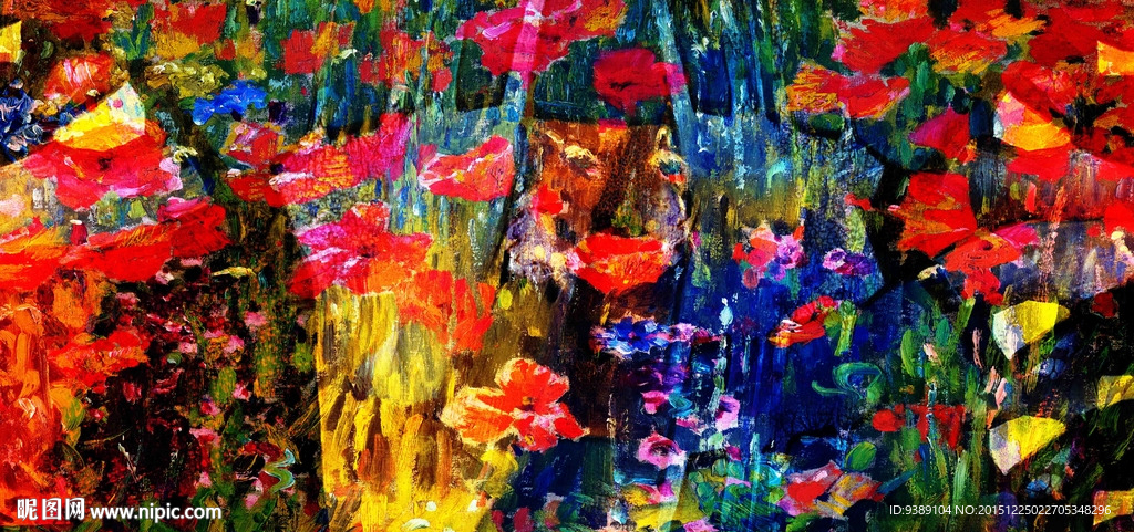 花卉油画