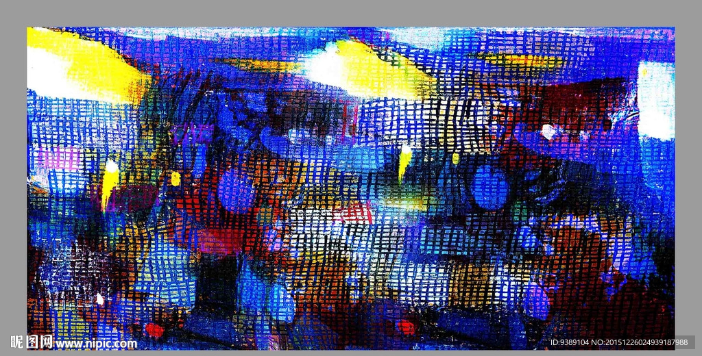 抽象油画