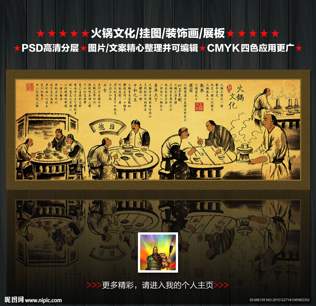 火锅文化挂图