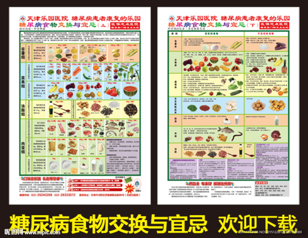 糖尿病常见食物交换
