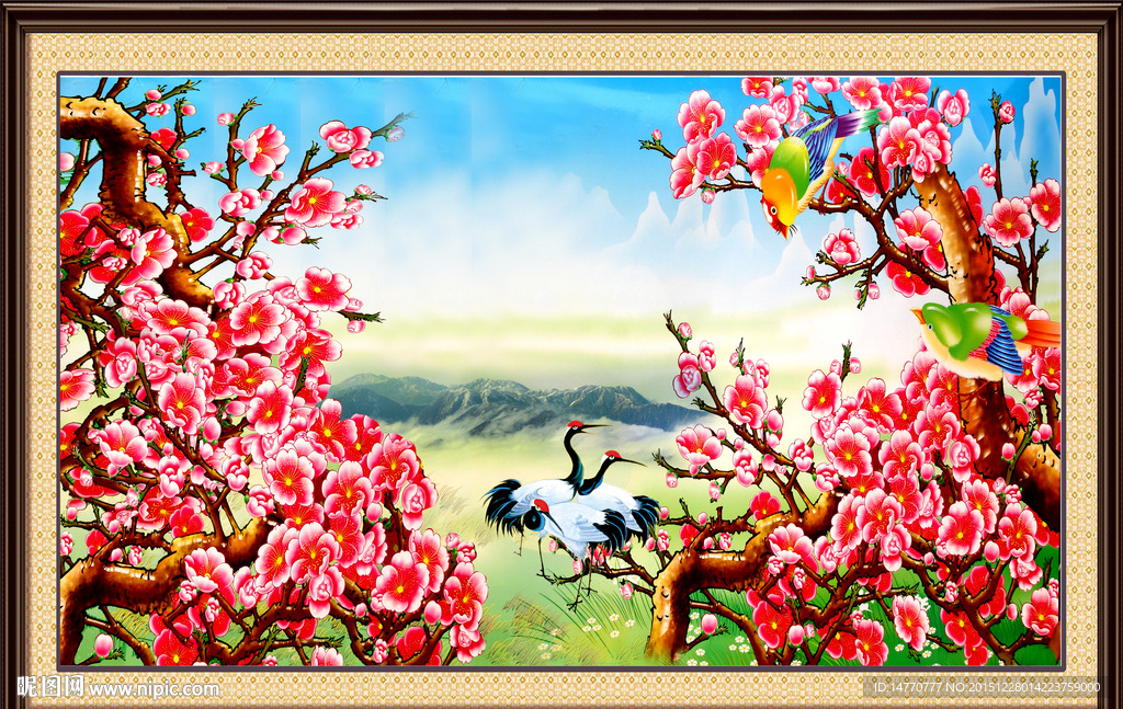 梅花装饰画