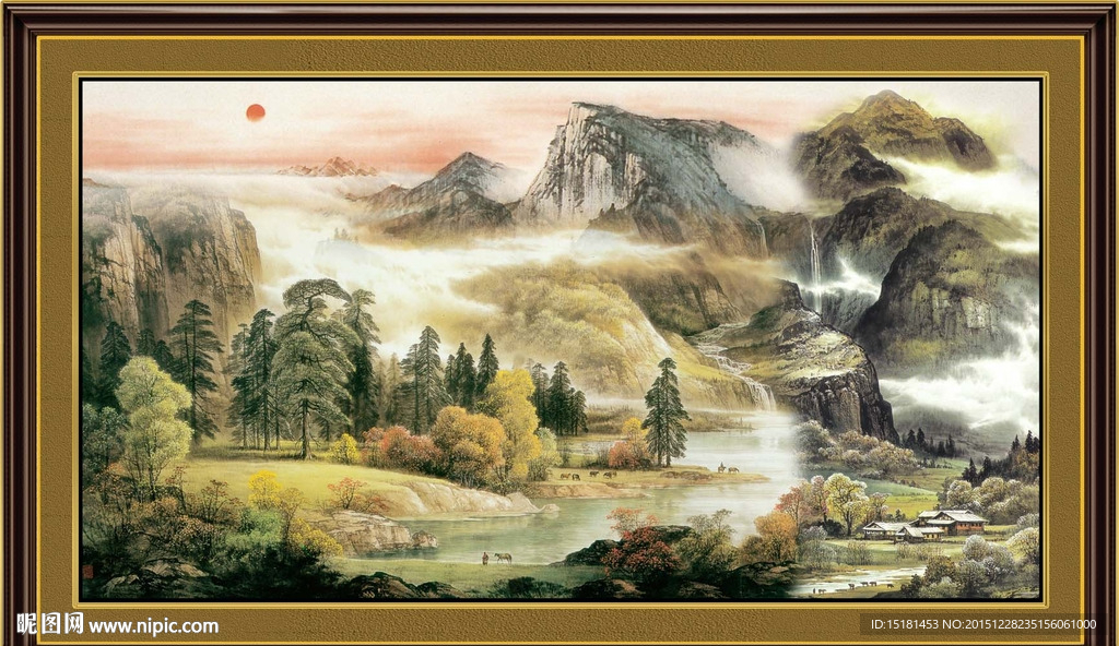 国画山水