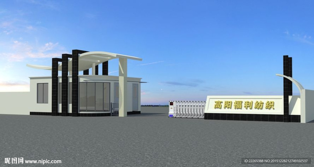 大门效果图
