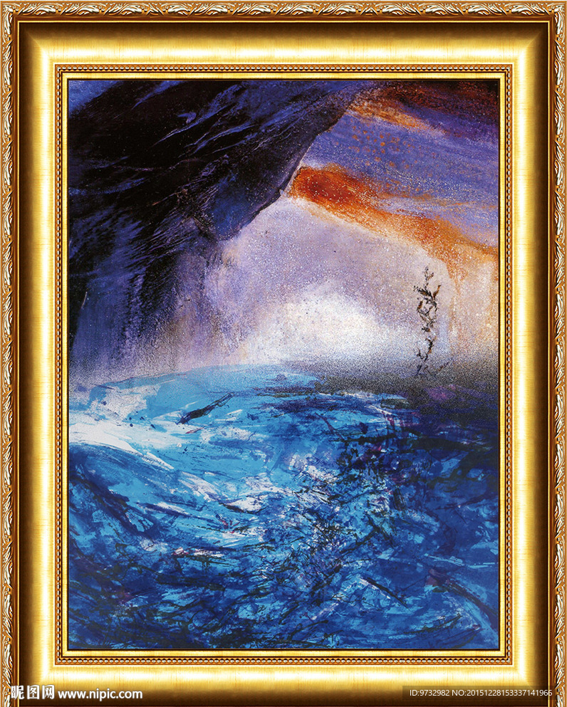 抽象油画