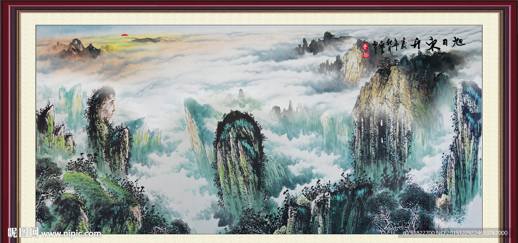 巨幅山水画