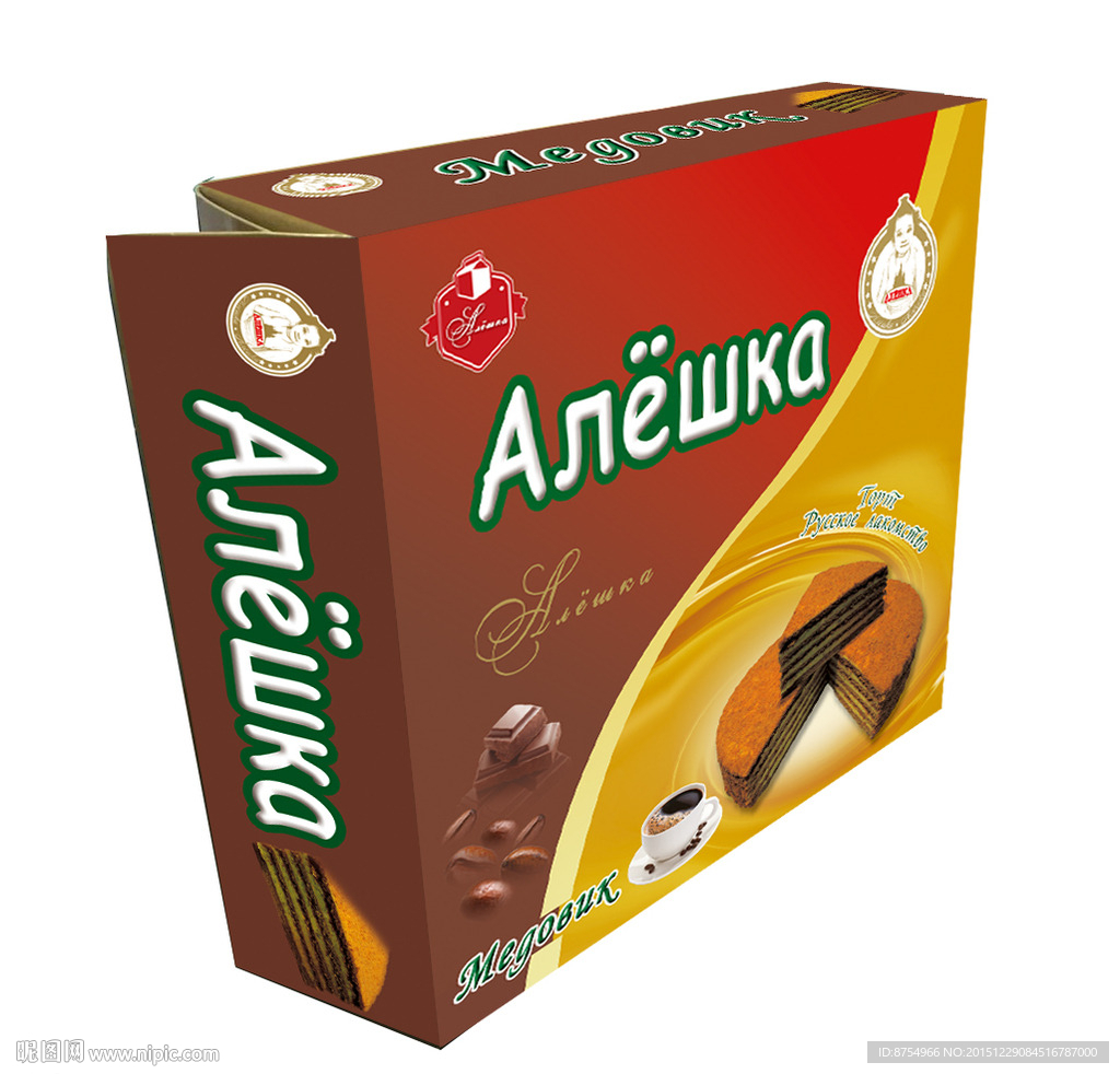 俄罗斯提拉米苏包装（平面图 ）