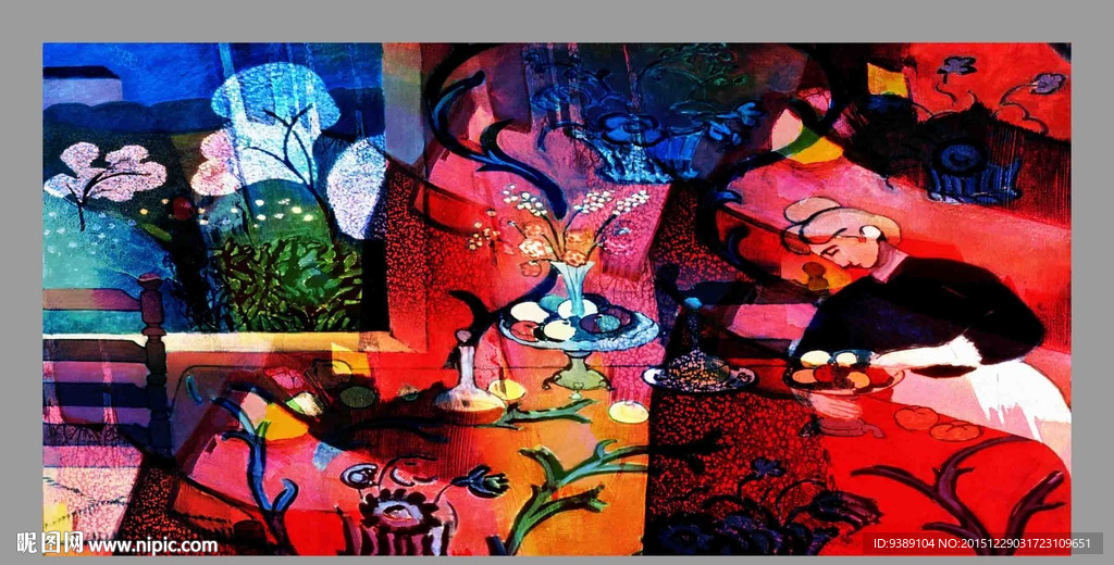 野兽派油画