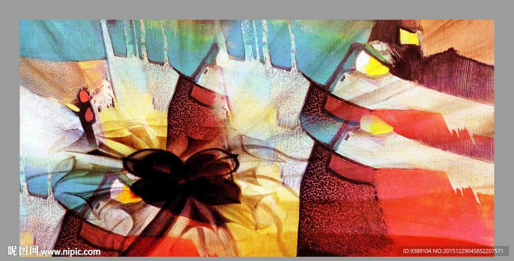 花卉油画