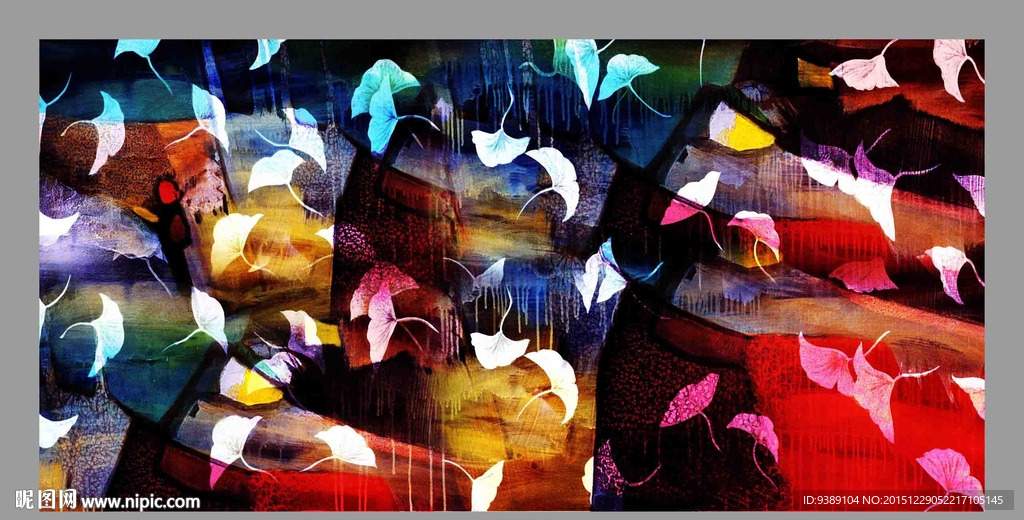 花卉油画