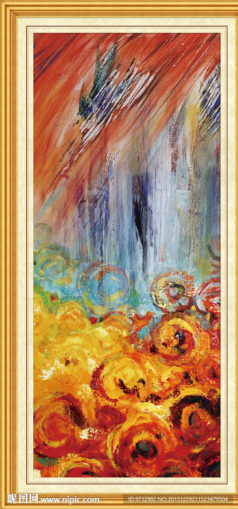 抽象油画