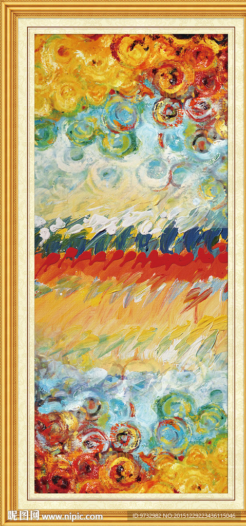 抽象油画