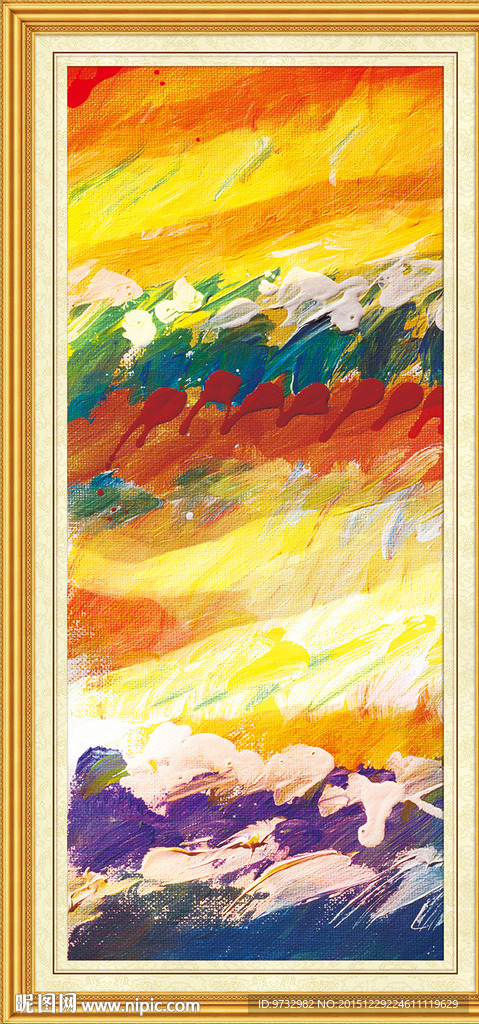 抽象油画