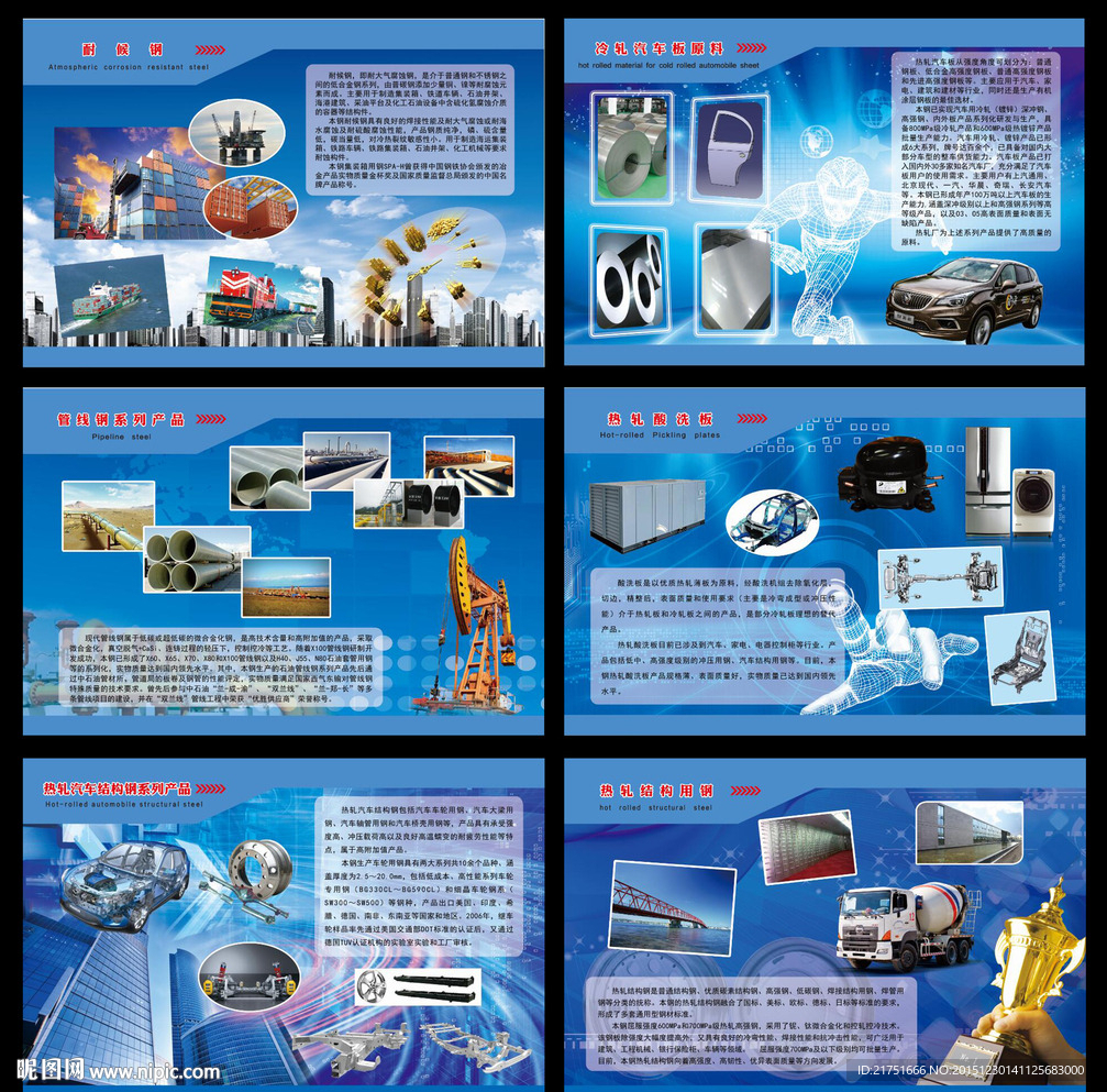 本钢钢铁集团高档企业展板