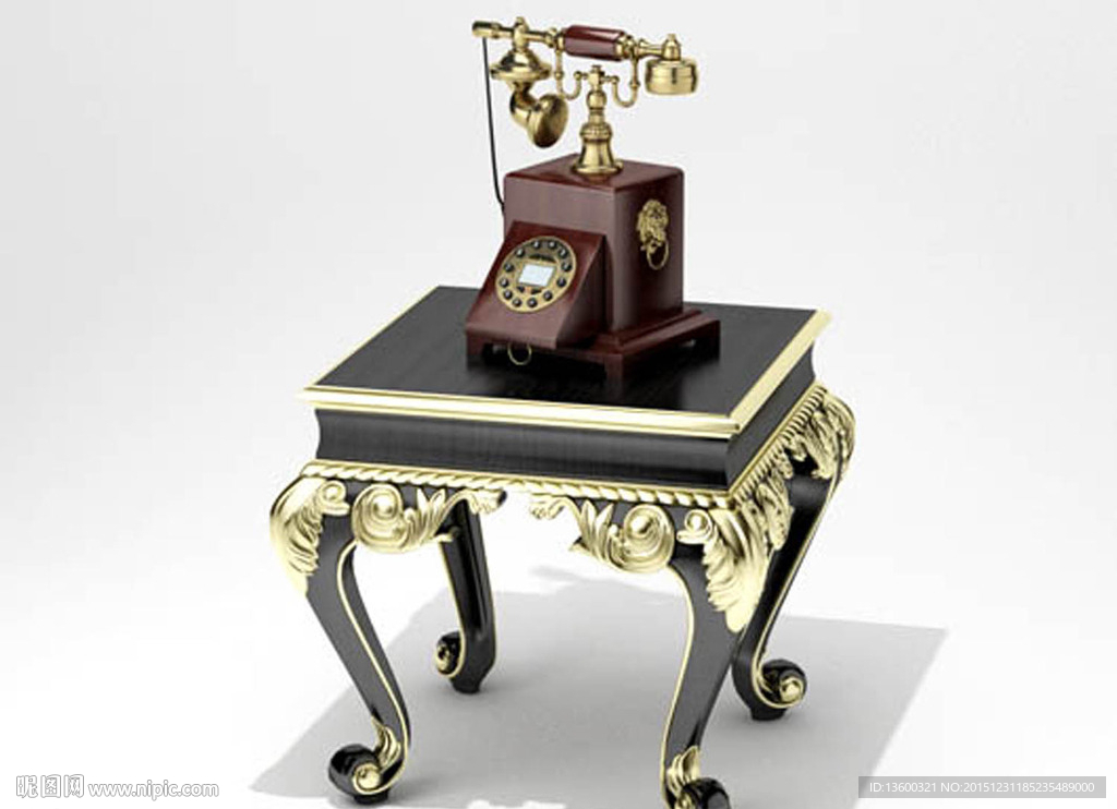 古典欧式电话装饰品