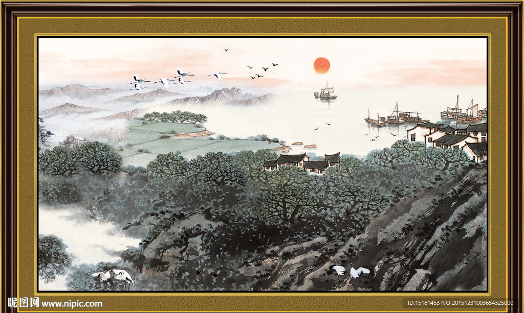 国画山水