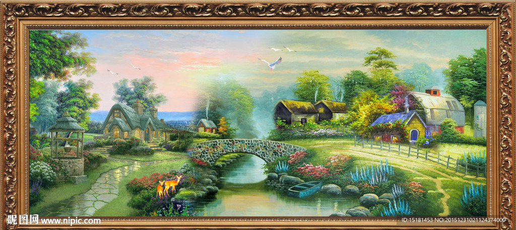 油画风景