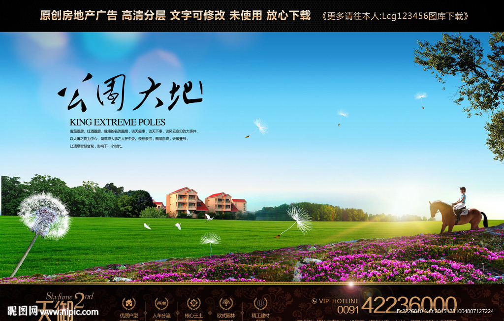 高端房地产广告