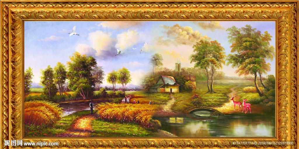 油画风景