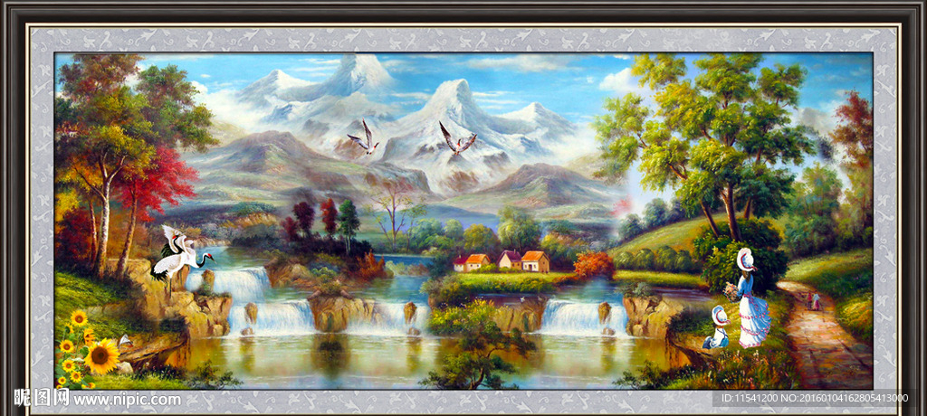 油画风景