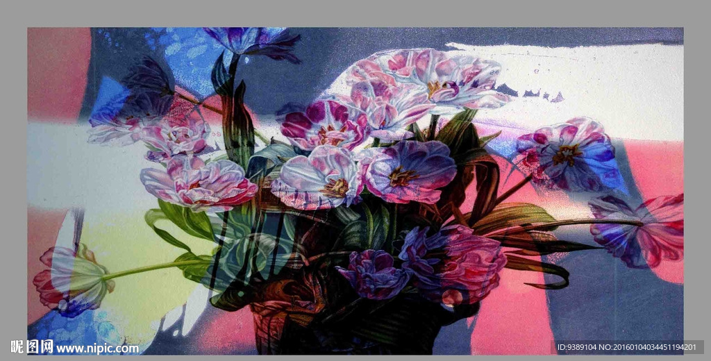 花卉油画