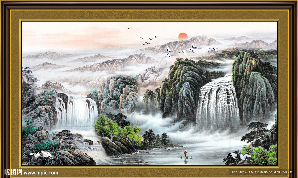 国画山水