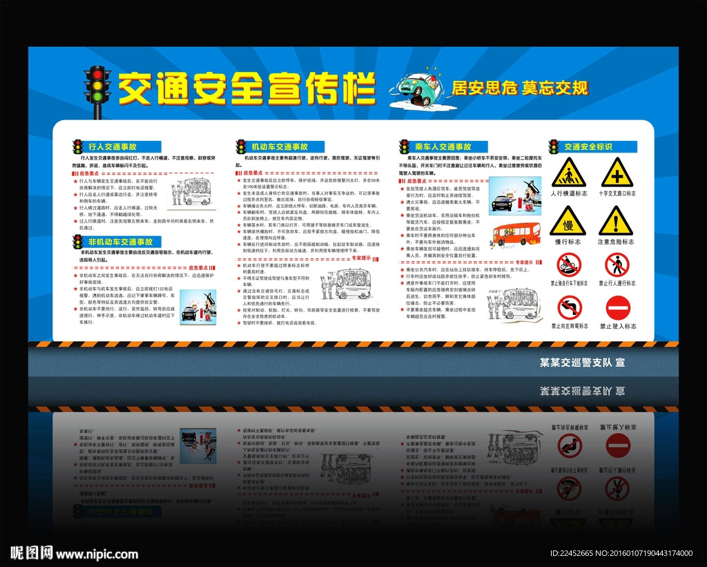 交通安全宣传展板