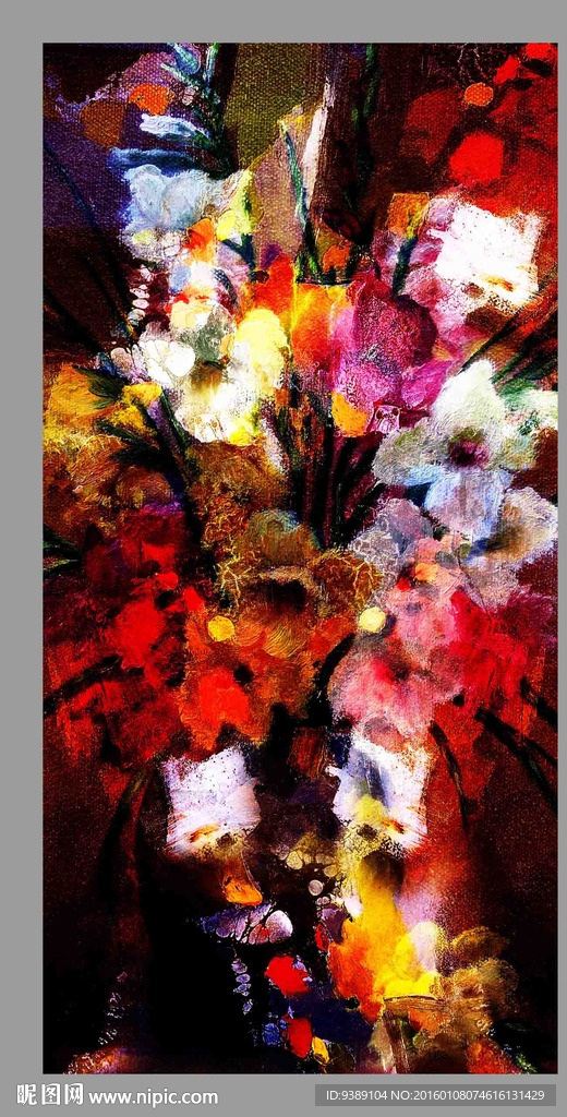 花卉油画