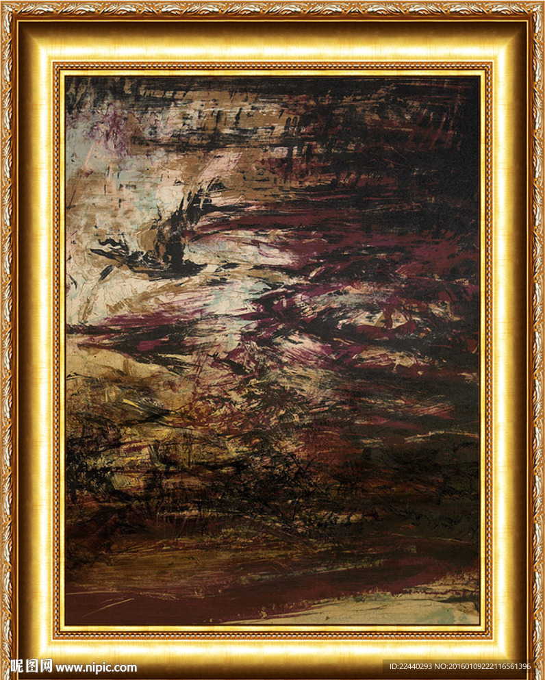 抽象油画