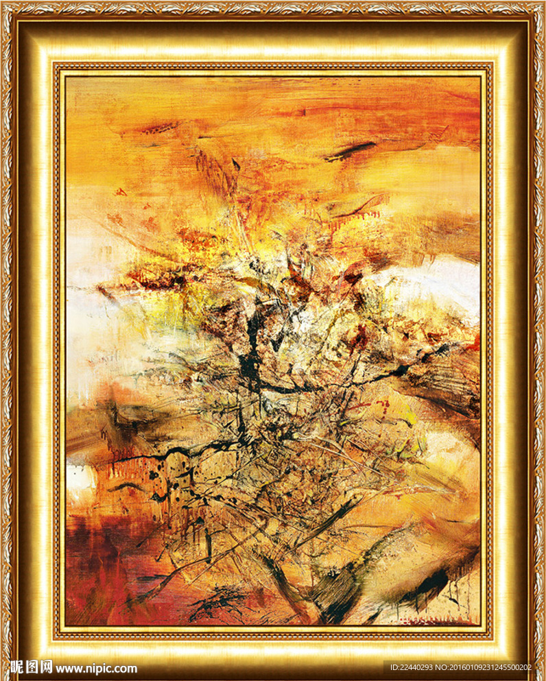 抽象油画