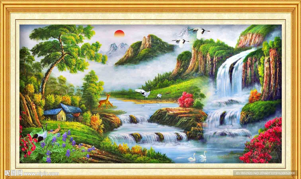 油画-山水画