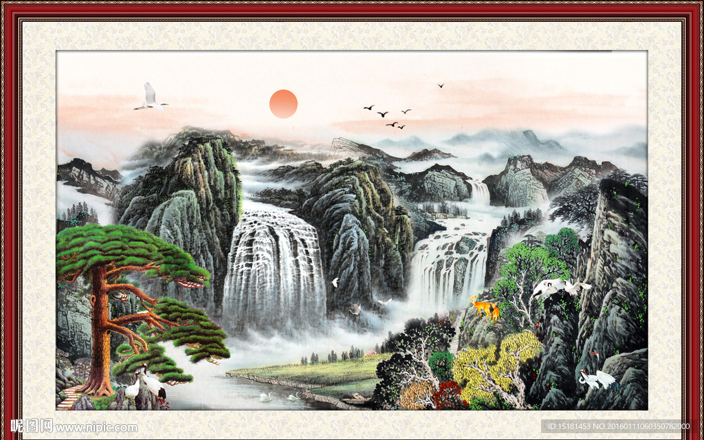 国画山水
