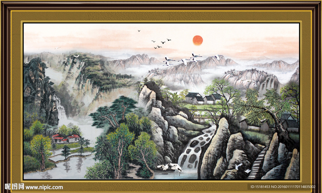 国画山水
