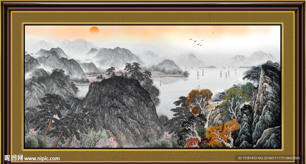 国画山水