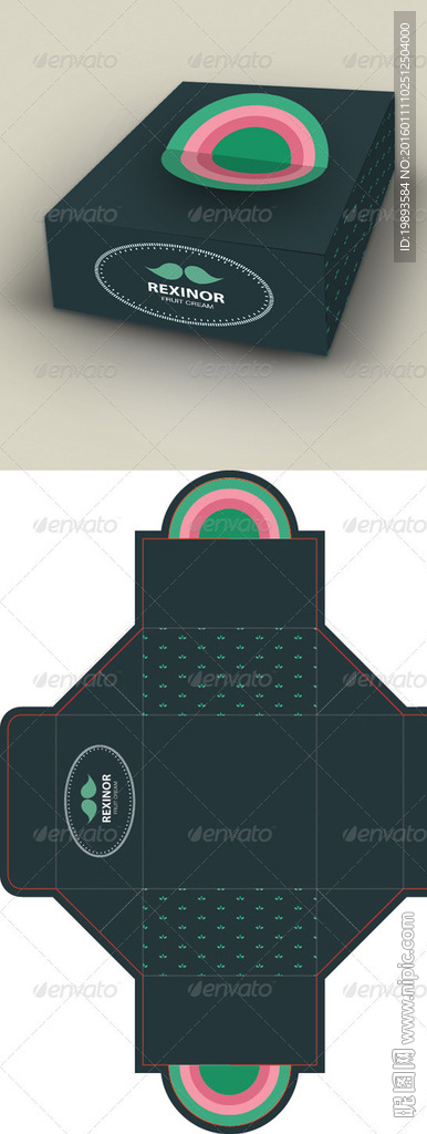 一套色彩产品包装