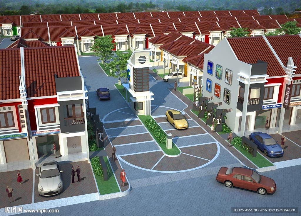 别墅区 小区 新农村