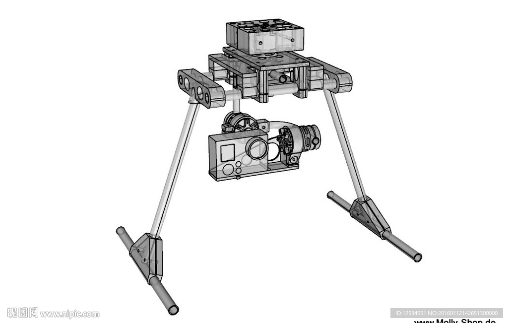 无人机三轴云台