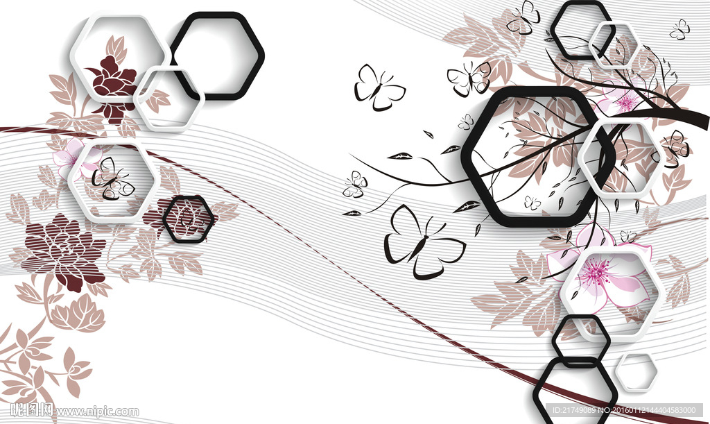 欧式简约电视沙发背景墙