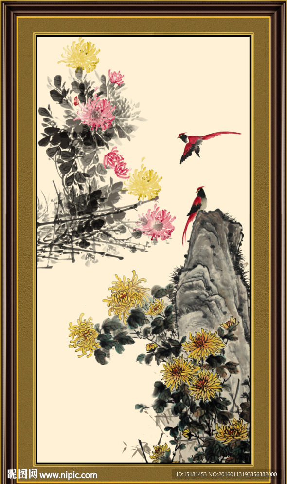 牡丹国画