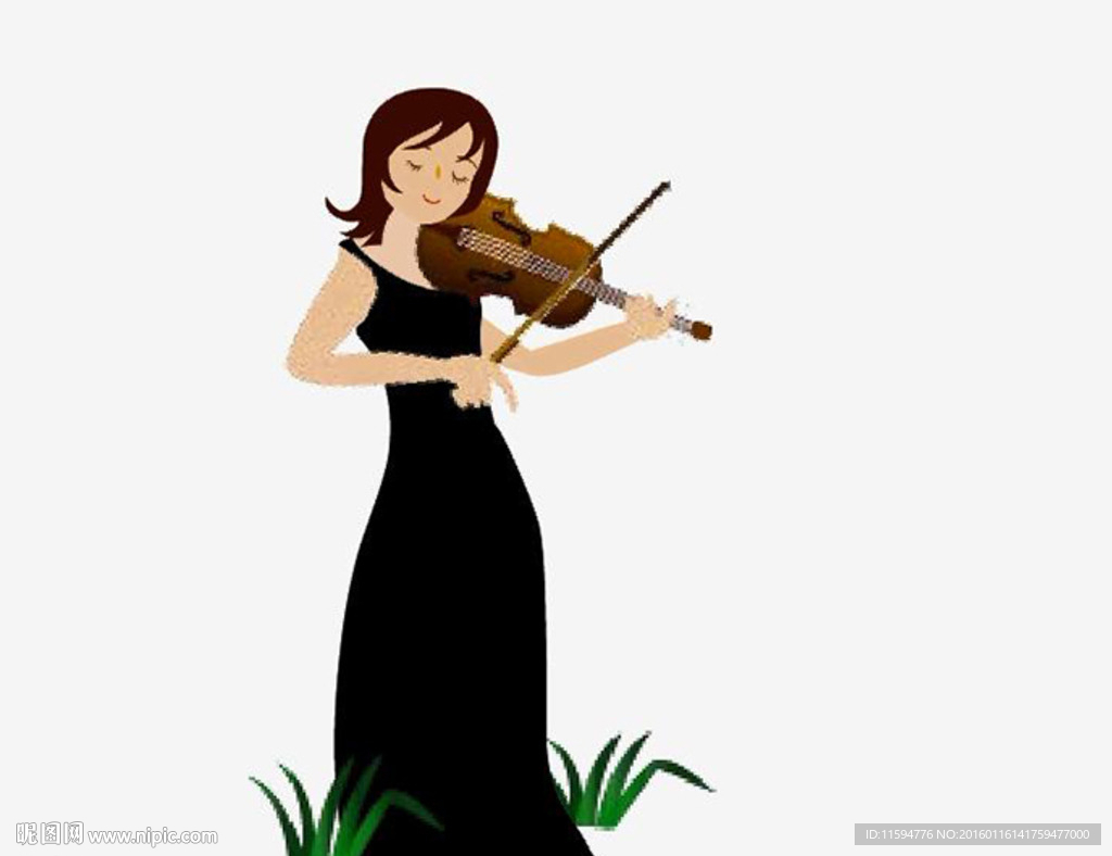 拉提琴人物视频