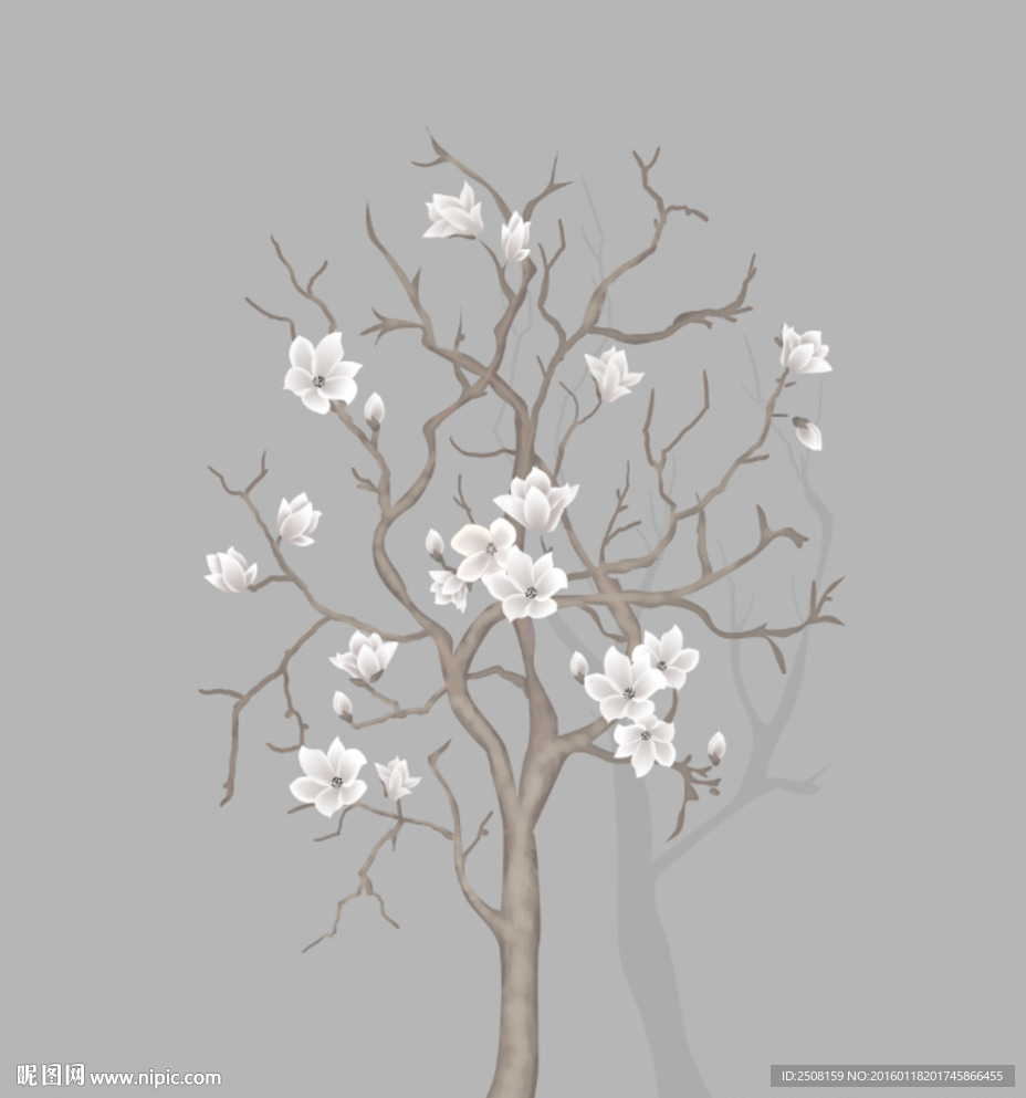 手绘花鸟图