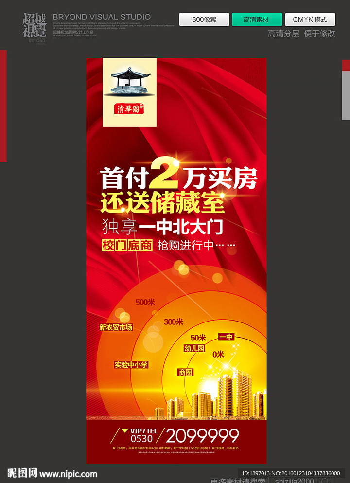 房地产展架
