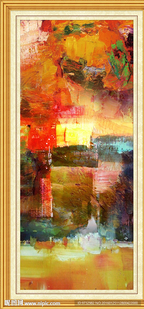 抽象油画