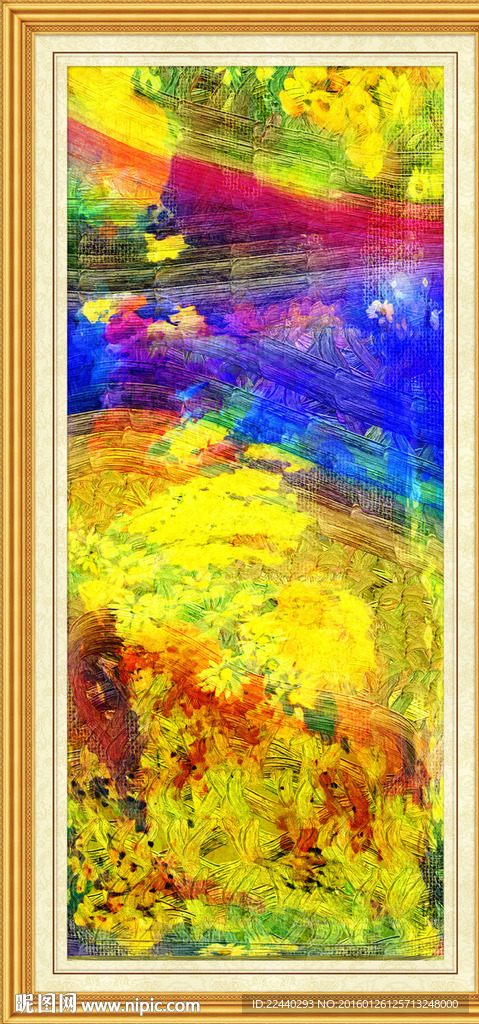 抽象油画