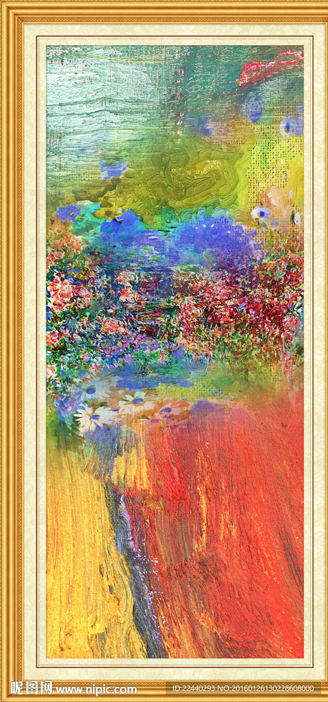 抽象油画