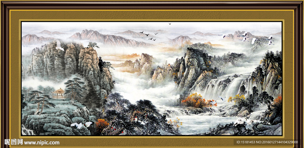 国画山水