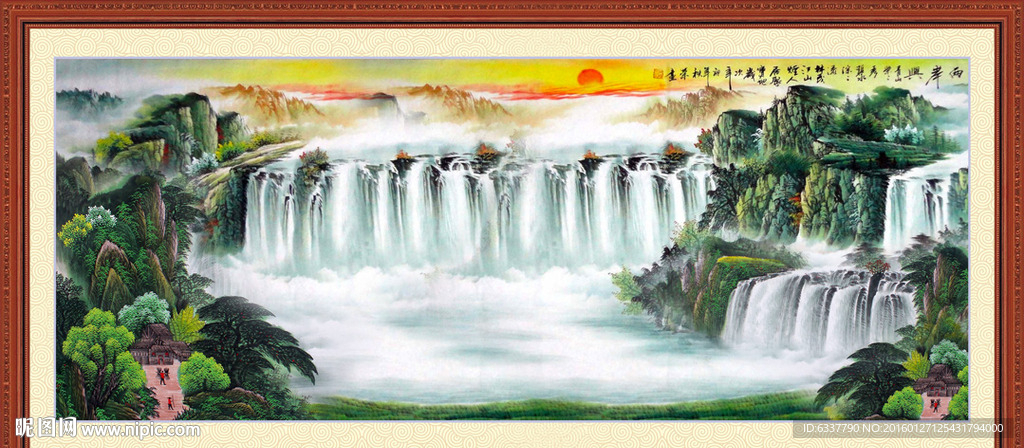 国画山水