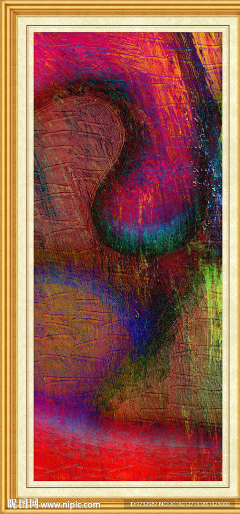抽象油画