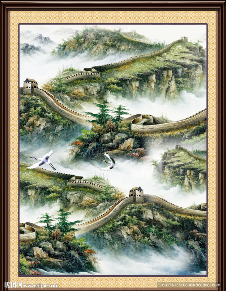 长城风景画