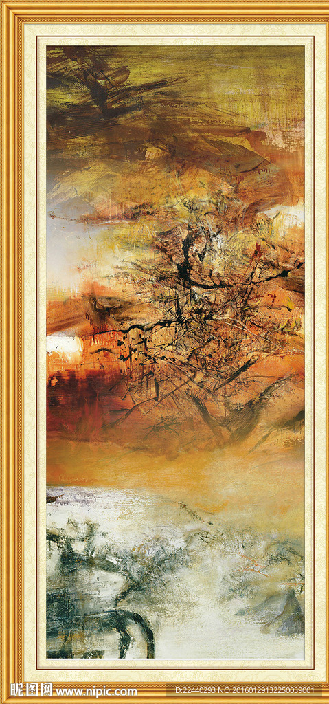 抽象油画